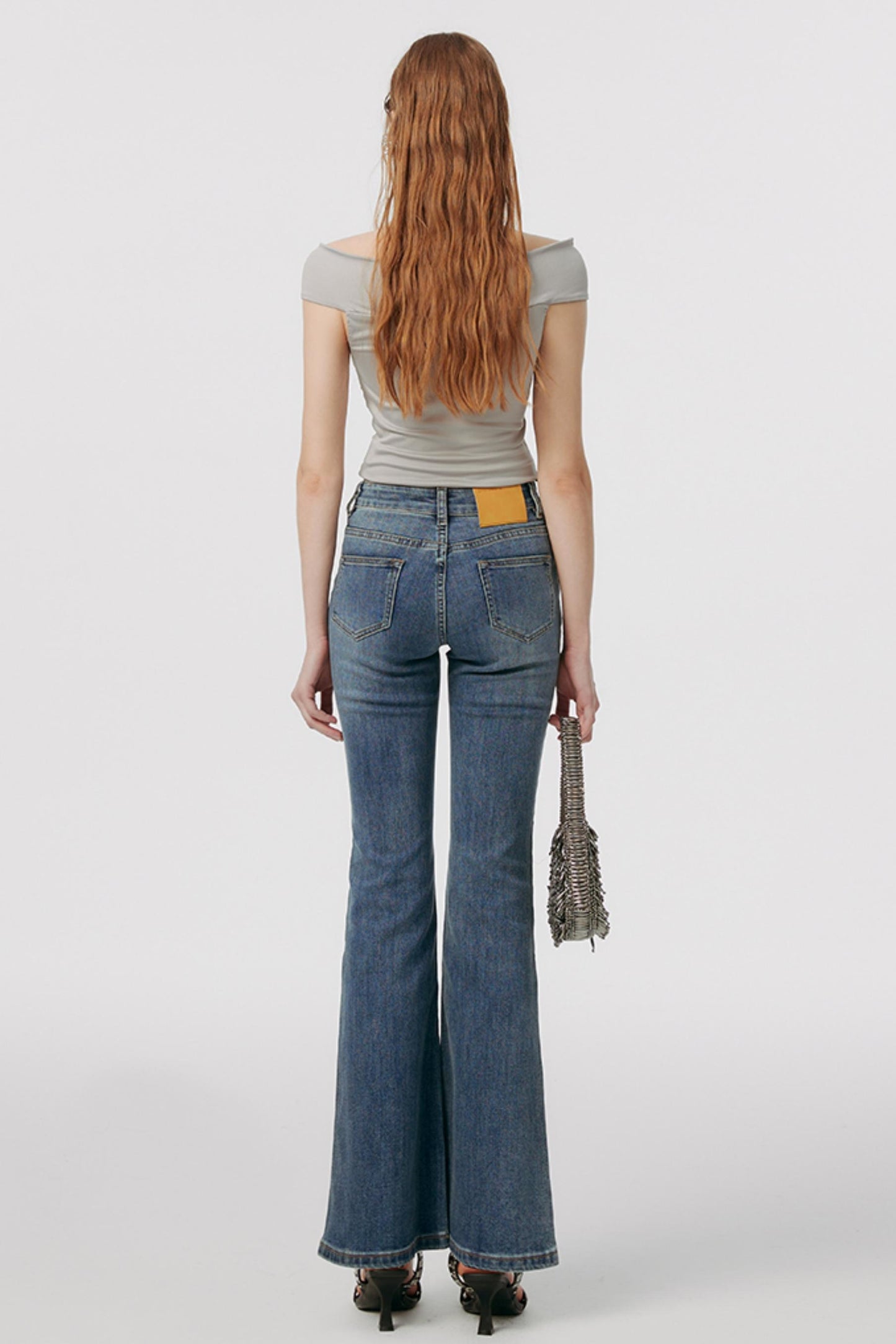 Floral One-Shoulder Knit Top