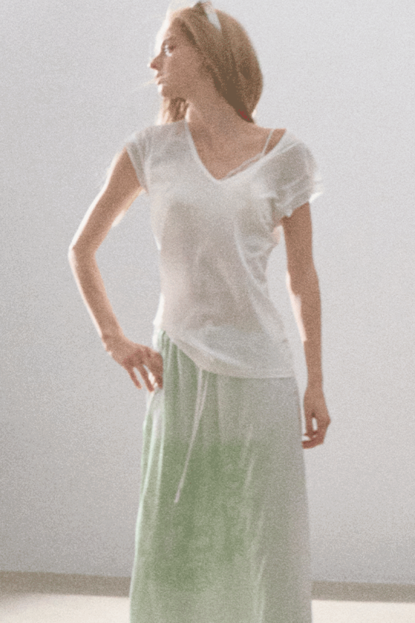 Soft Lace A-Line Skirt