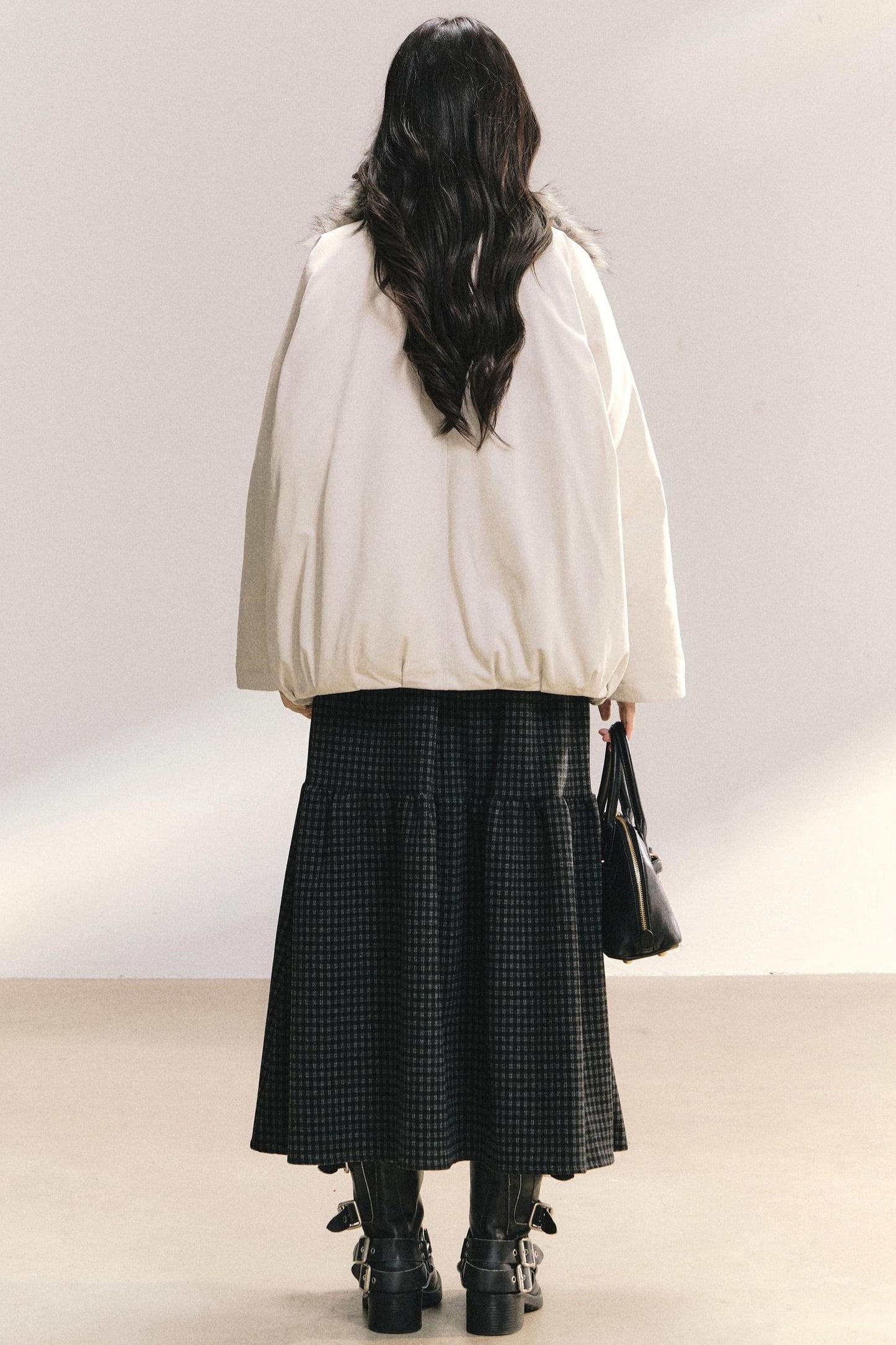 Furry Lined Cotton Jacket