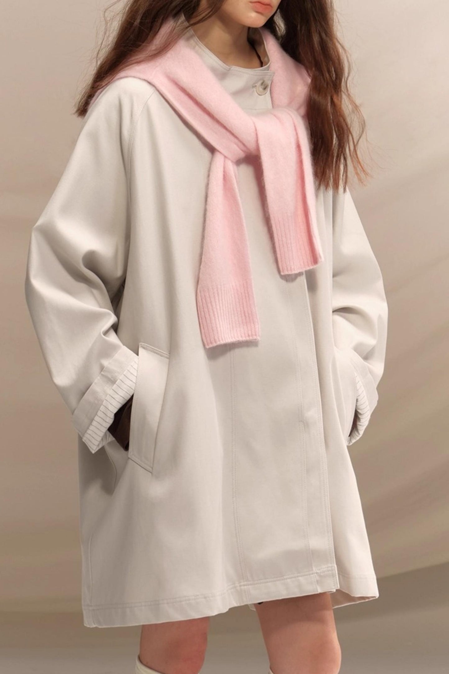 Amber Ginkgo Trench Coat