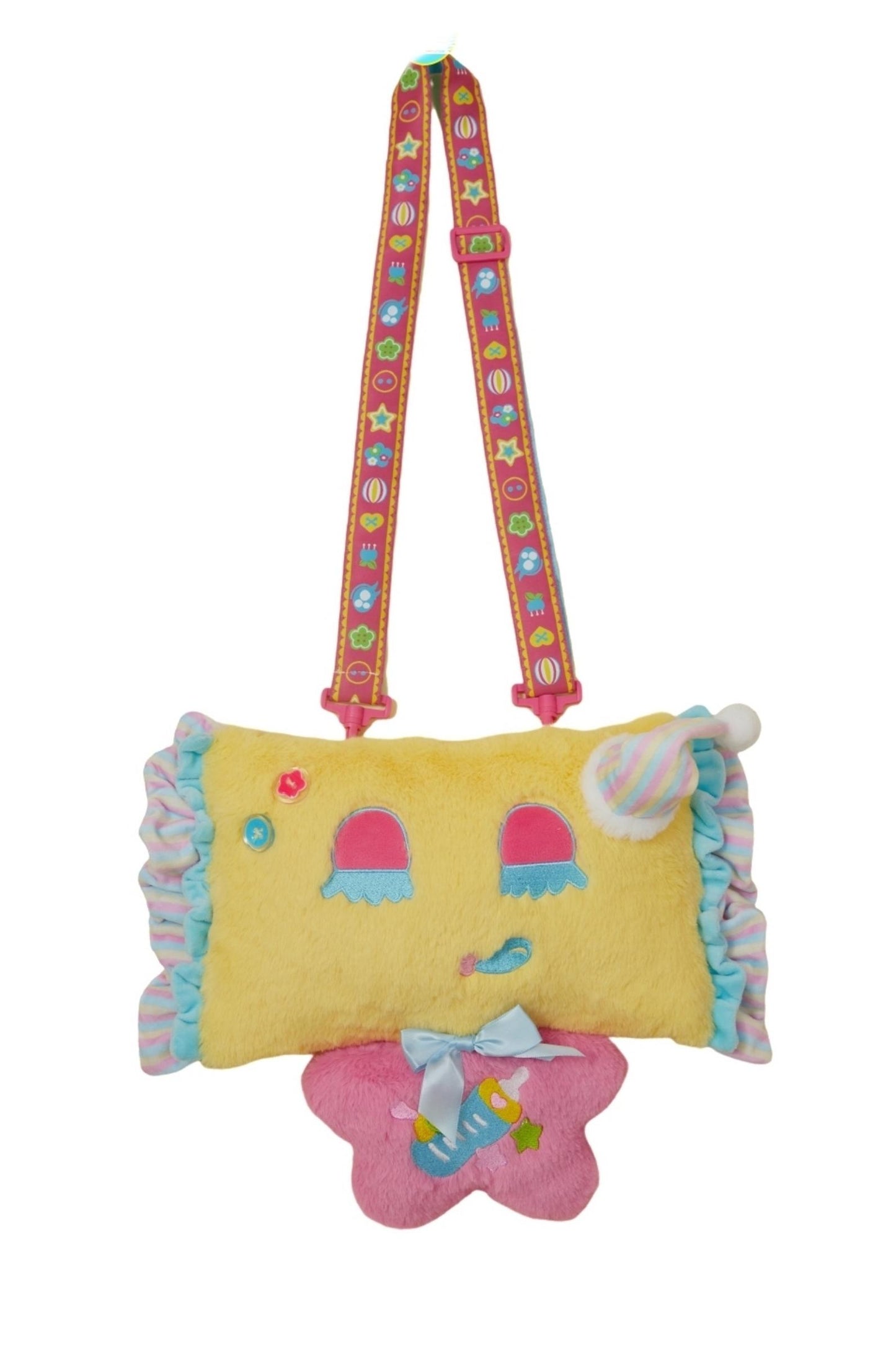 플러시 크로스바디 베개 가방