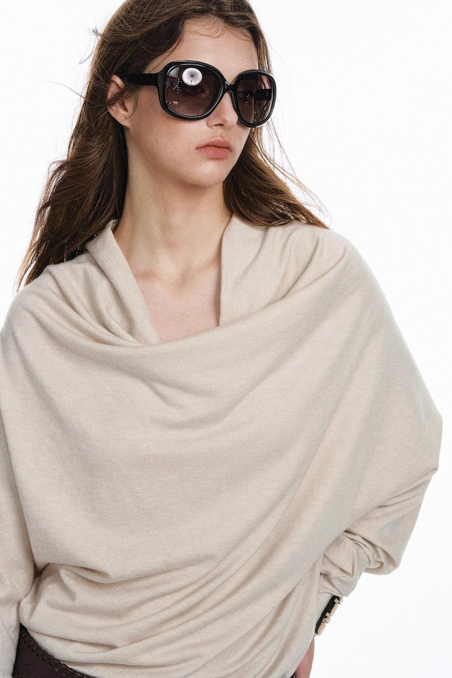 Lazy Style Off-The-Shoulder Knitted Dress