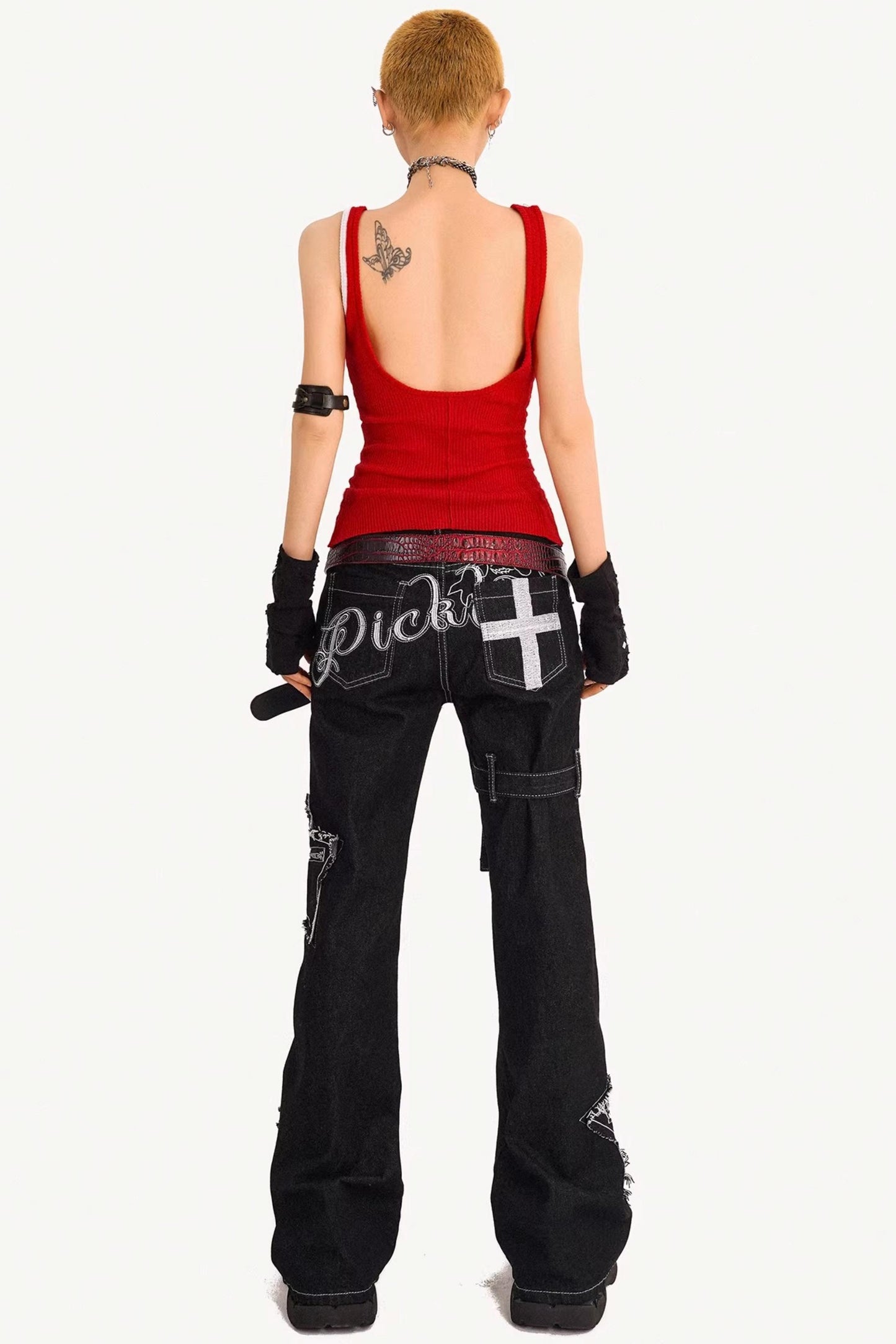 Summer Red Knit Vest