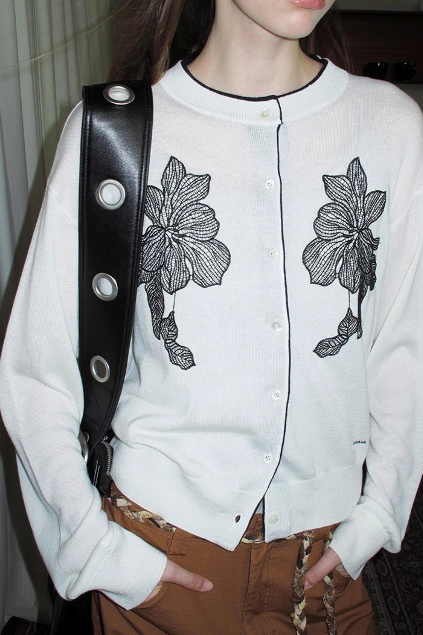 Light Wool Blend Cardigan