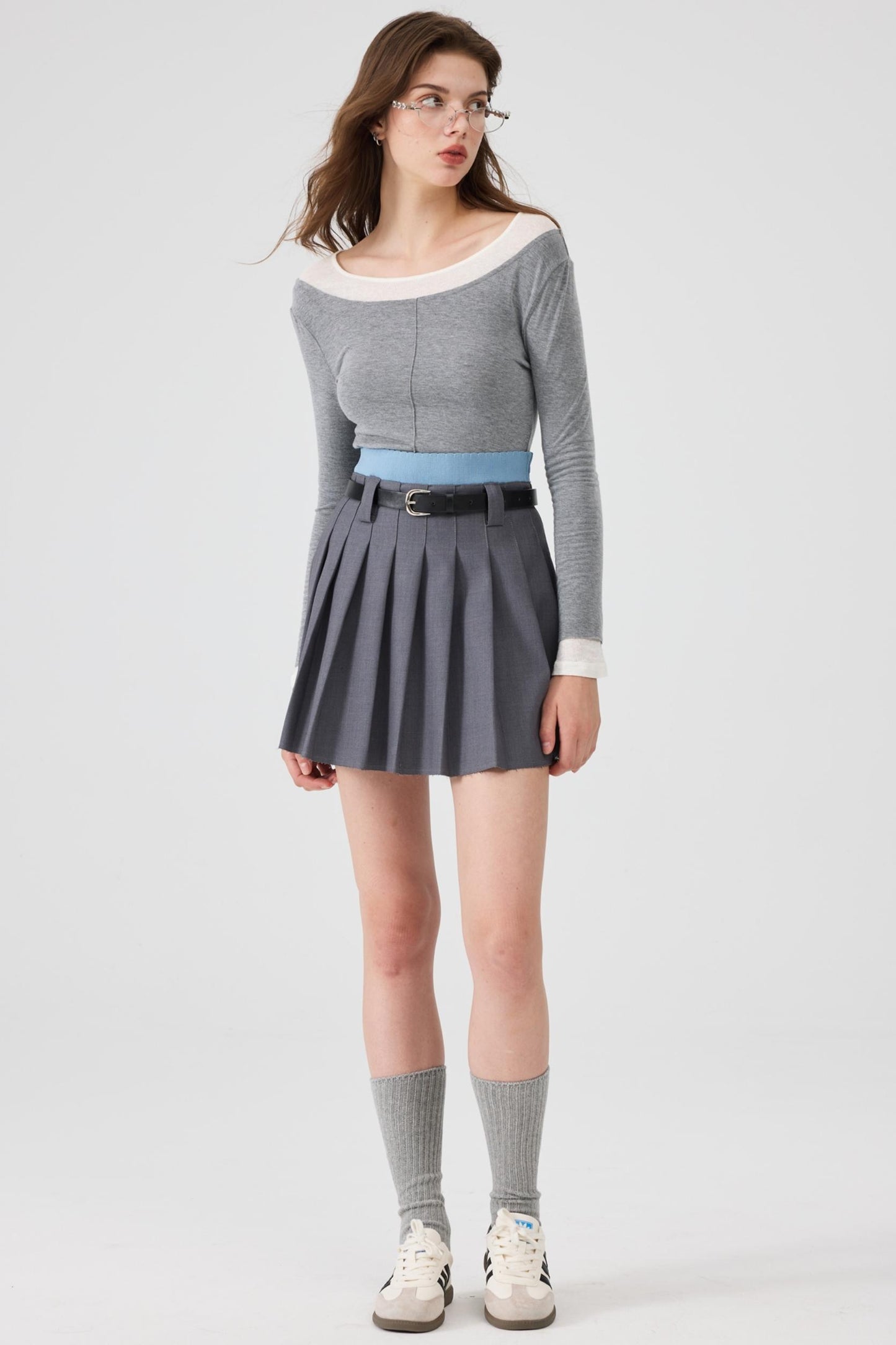 Gray Westside Skirt