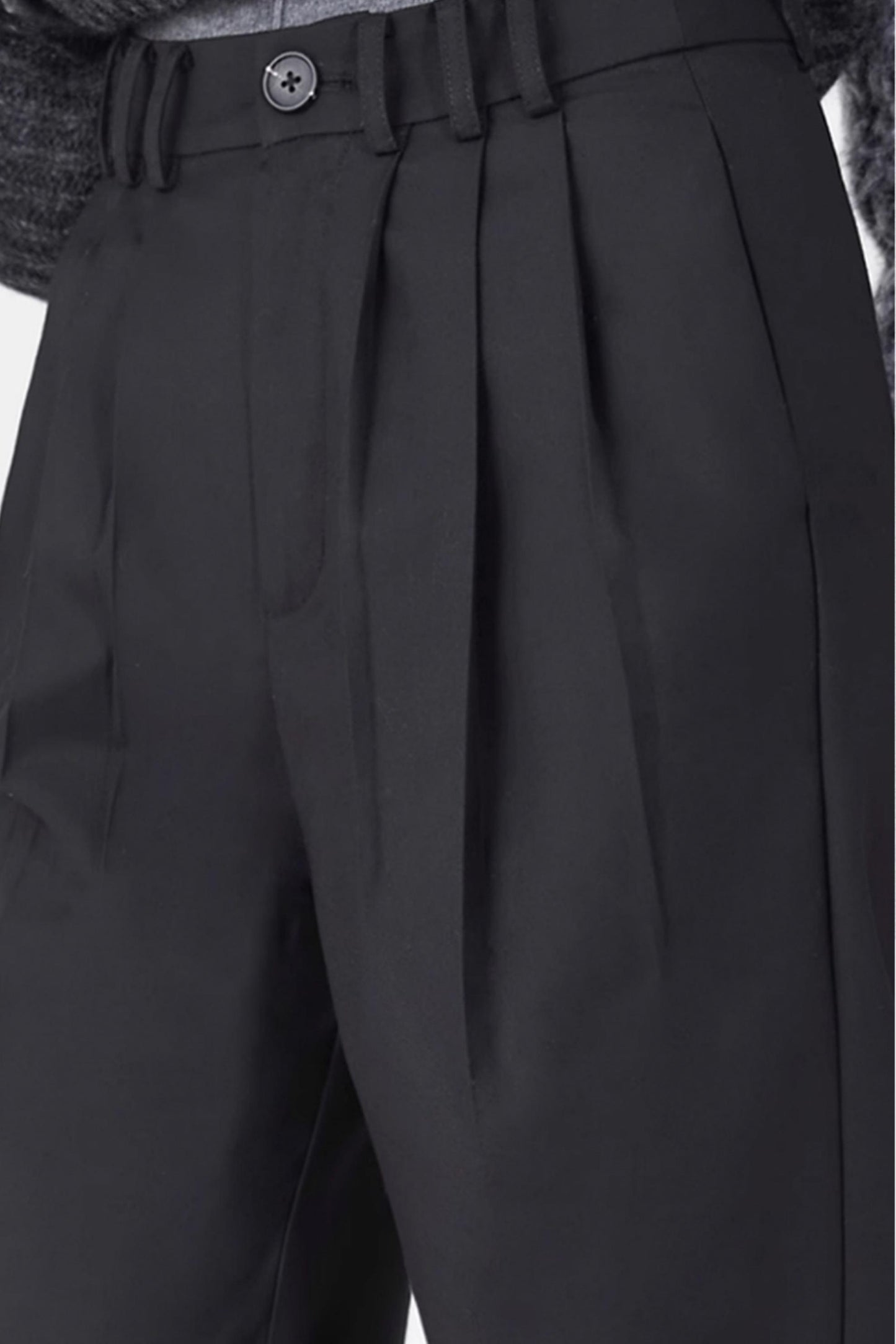 Deconstructed Women's Black Trousers