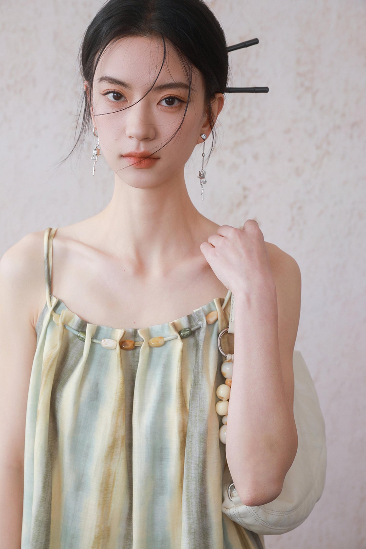 Charm Beaded Halter Dress