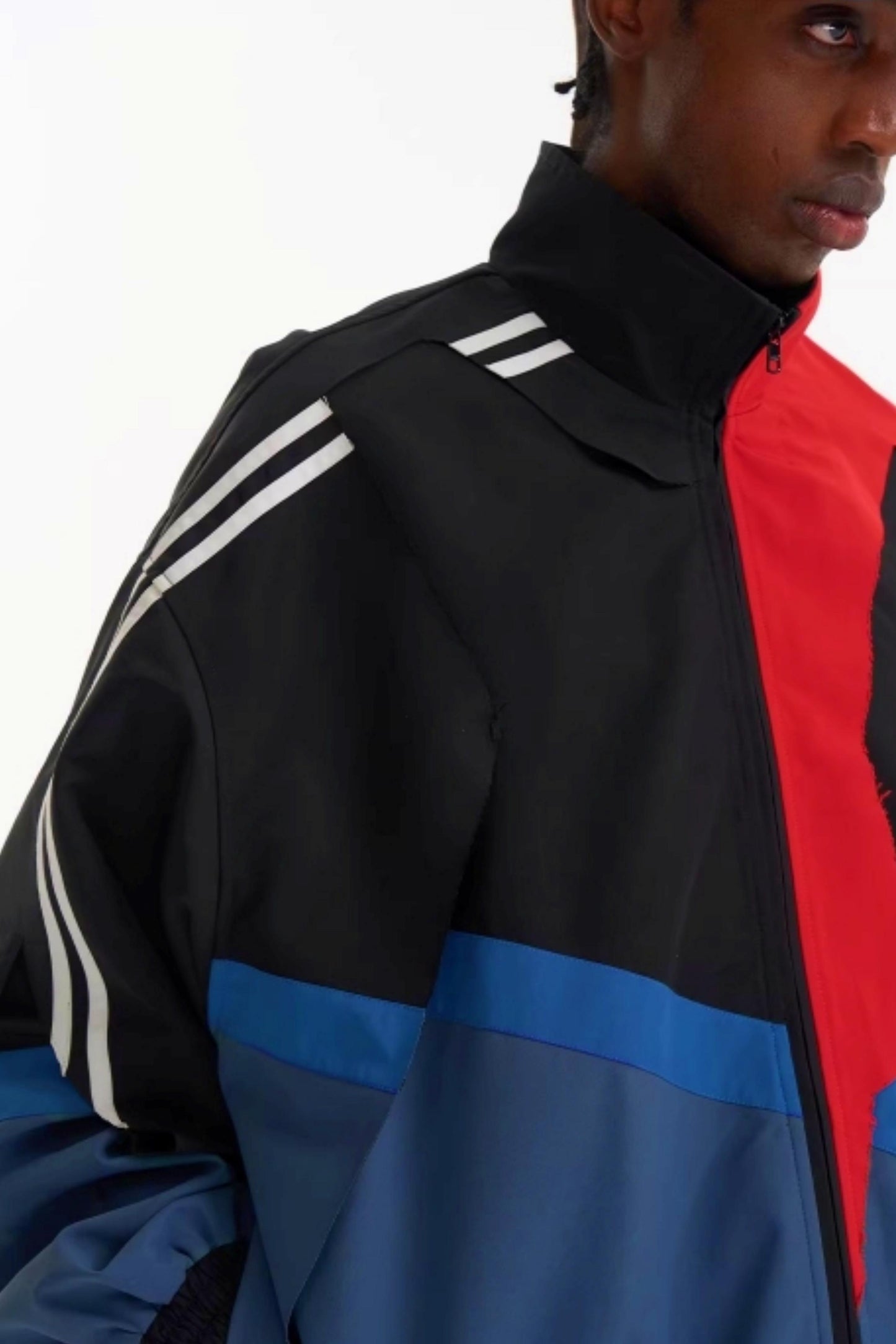 Jacke mit Patchwork-Fransenkanten