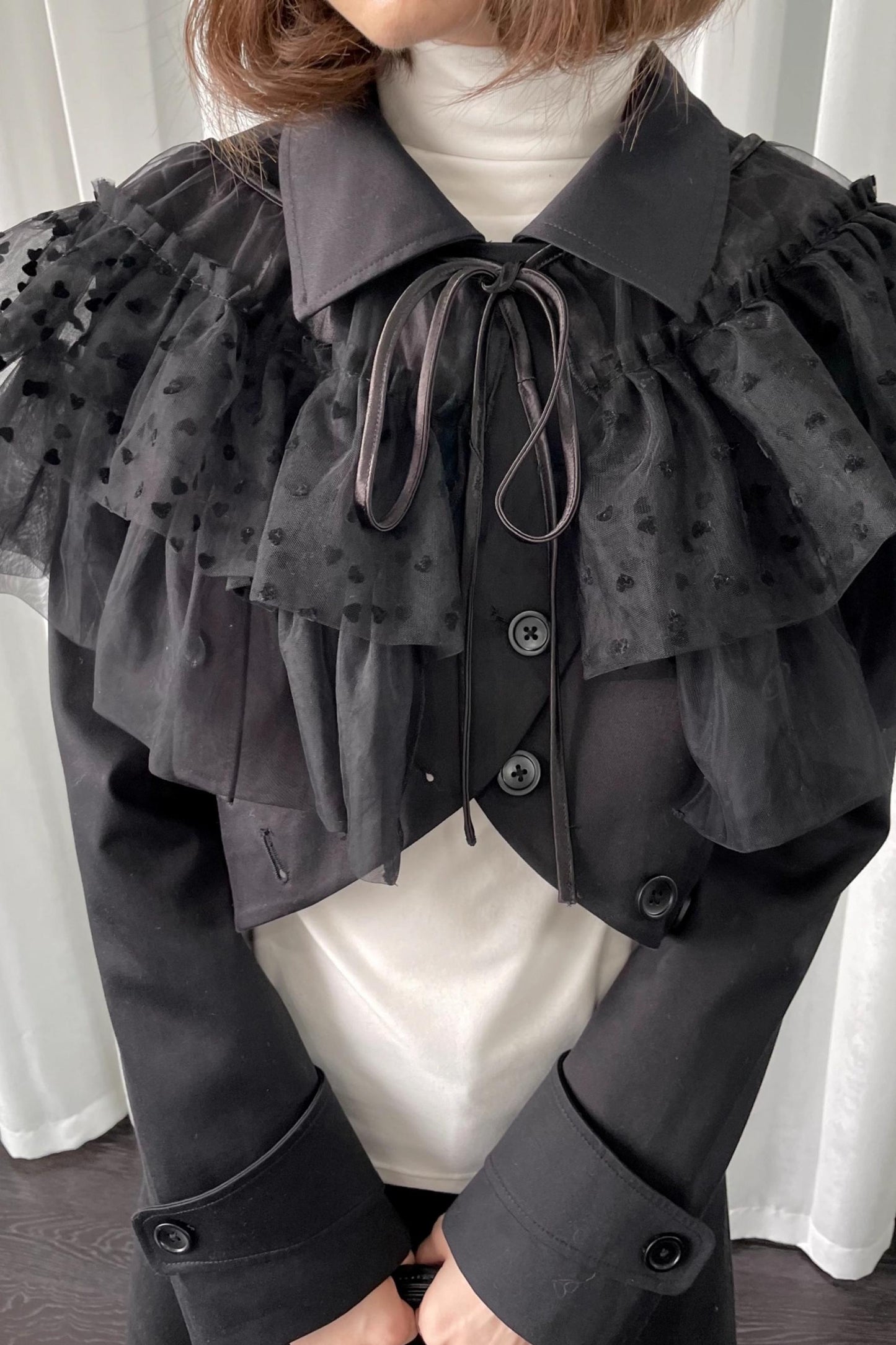 Black Versatile Short Jacket