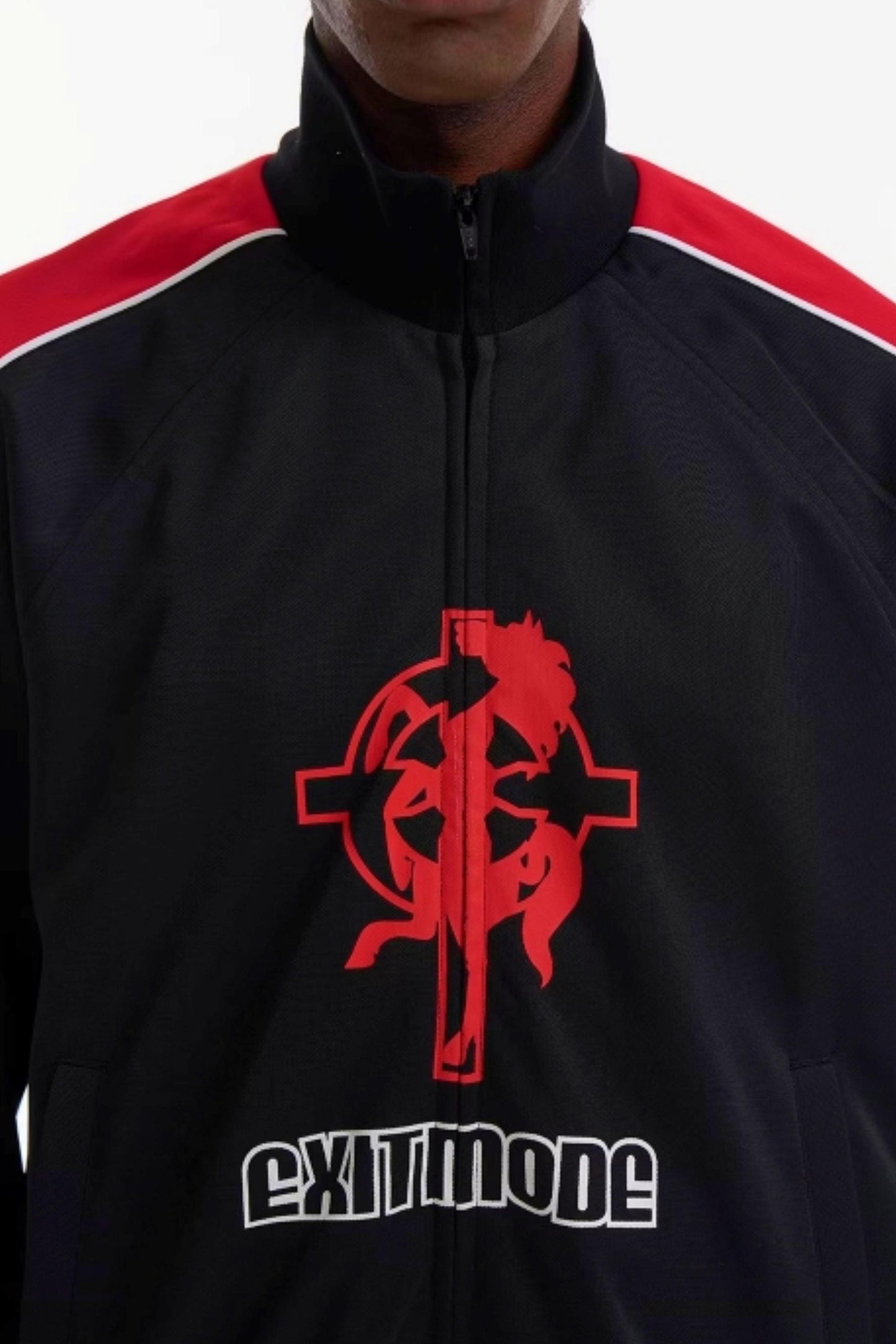 Bedruckte Pferde-Sportjacke