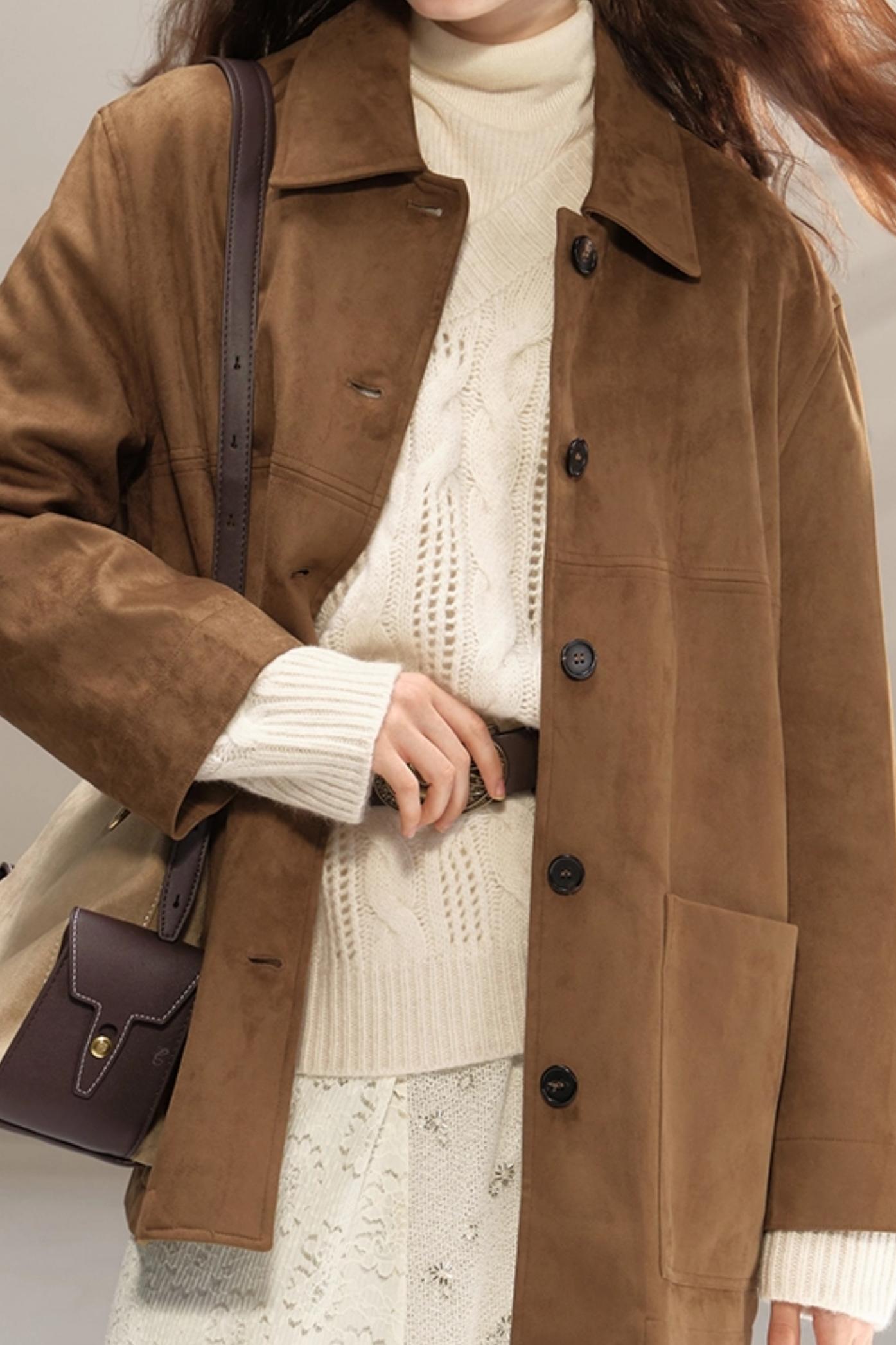 Raccoon Wool Crochet Sweater