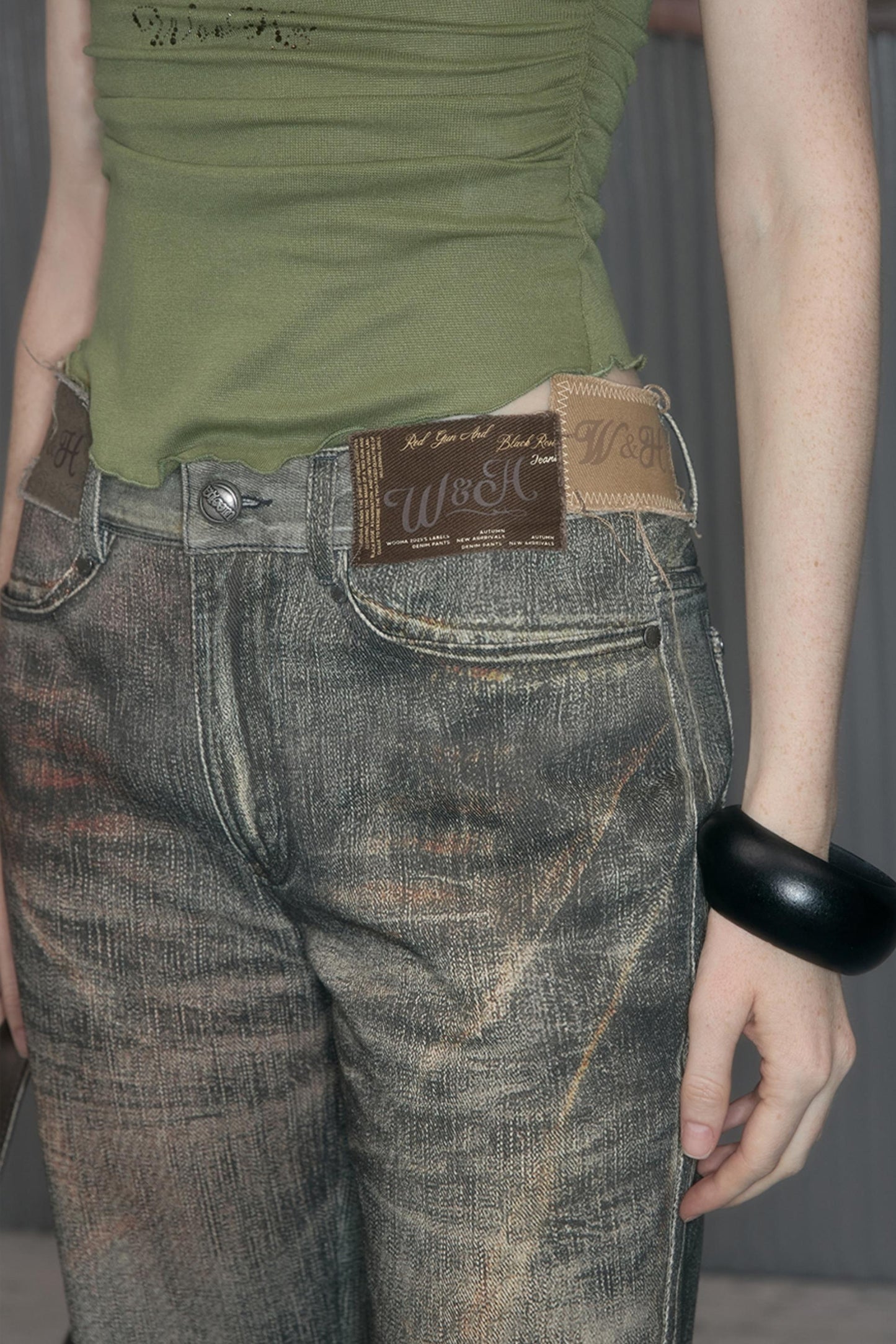 Autumn Sweet Retro Jeans