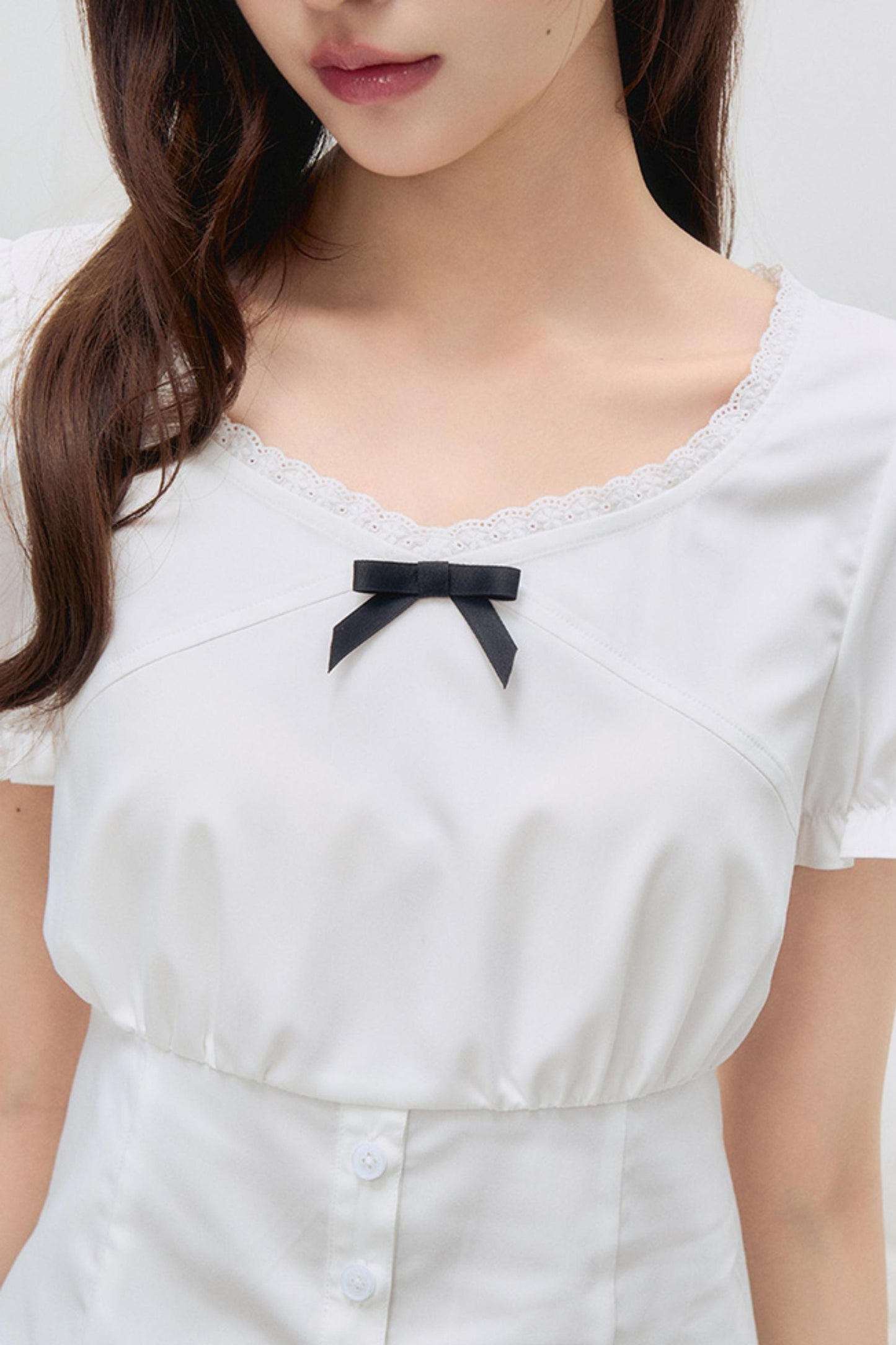 Summer Bow Split T-shirt