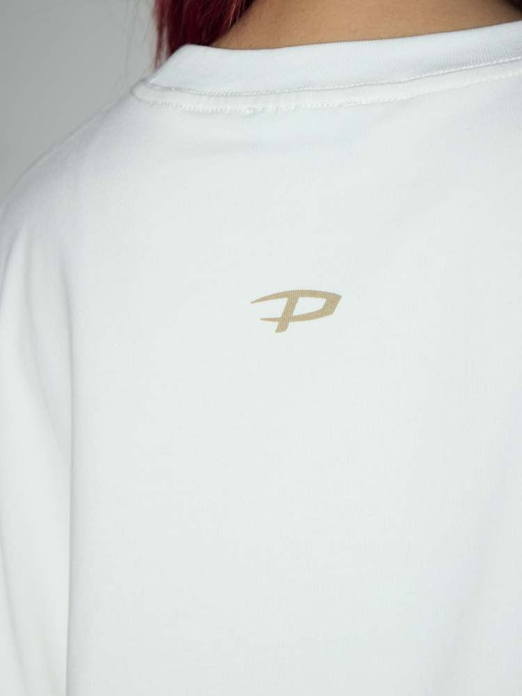 Graffiti Schriftzug Druck T-Shirt