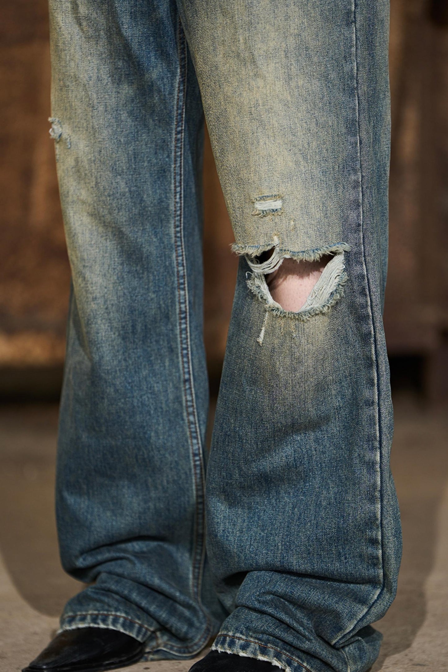 Handcrafted Cat Whiskers Jeans