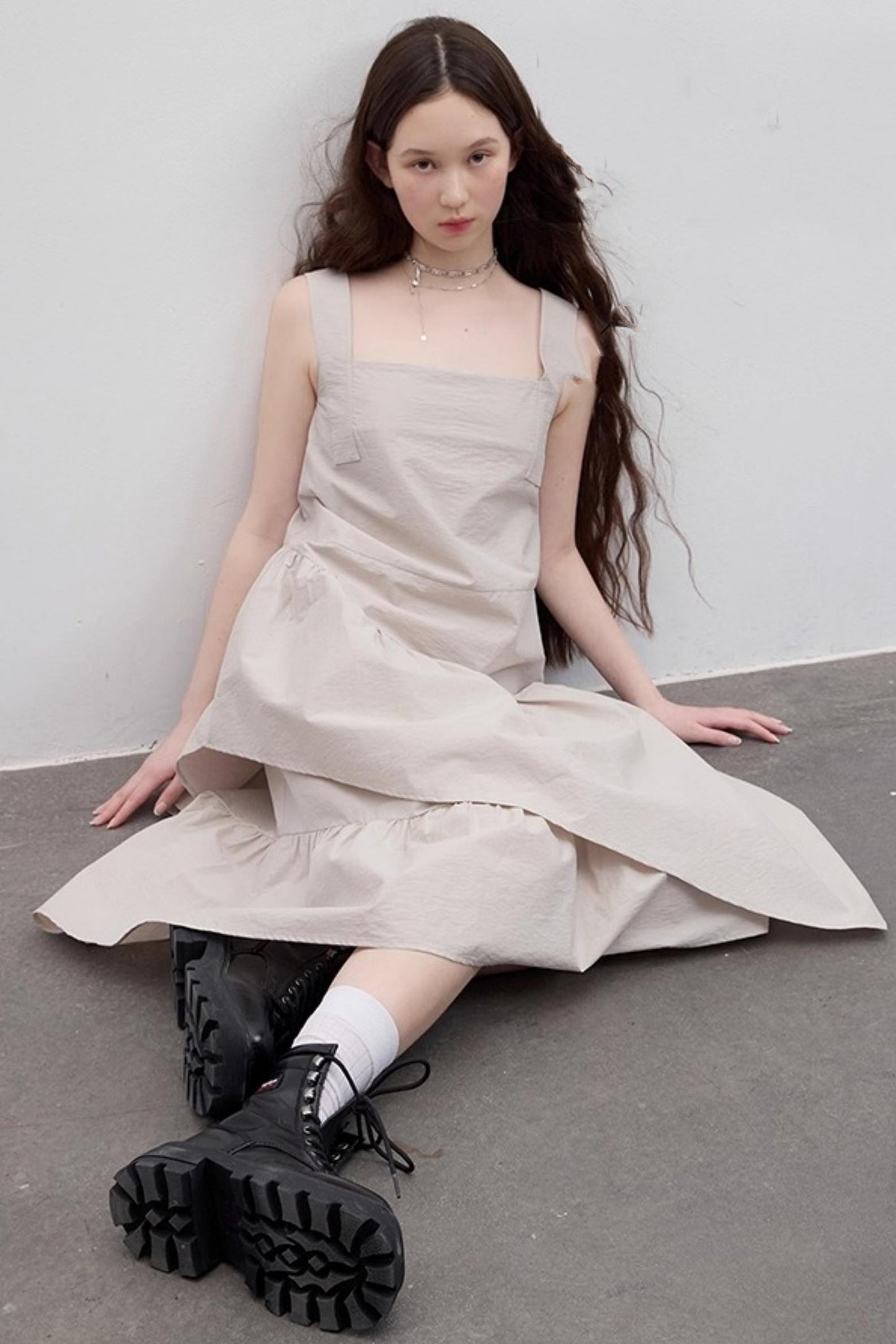 Purple Patchwork Dress