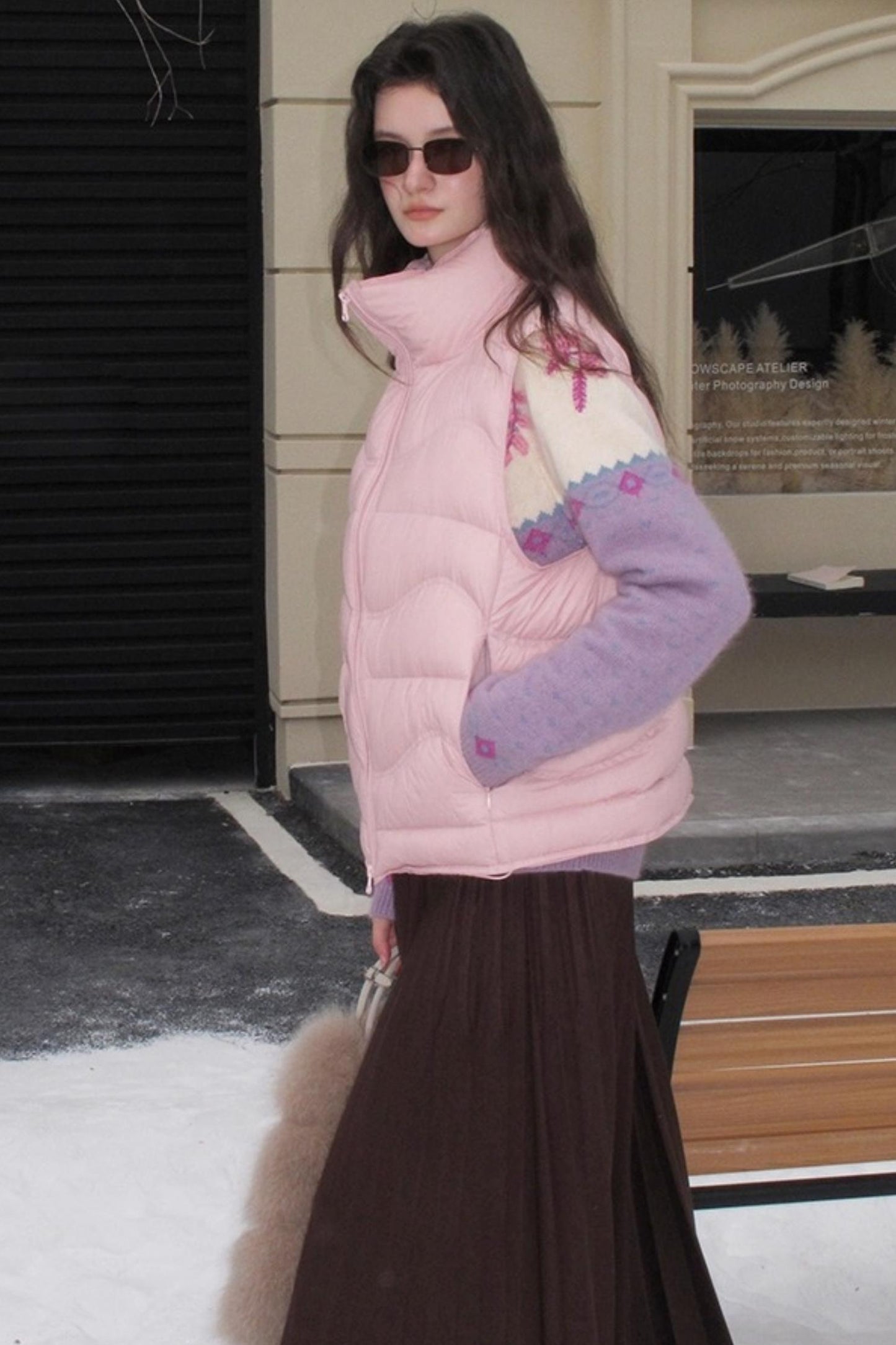 Moonlight Irregular Down Vest