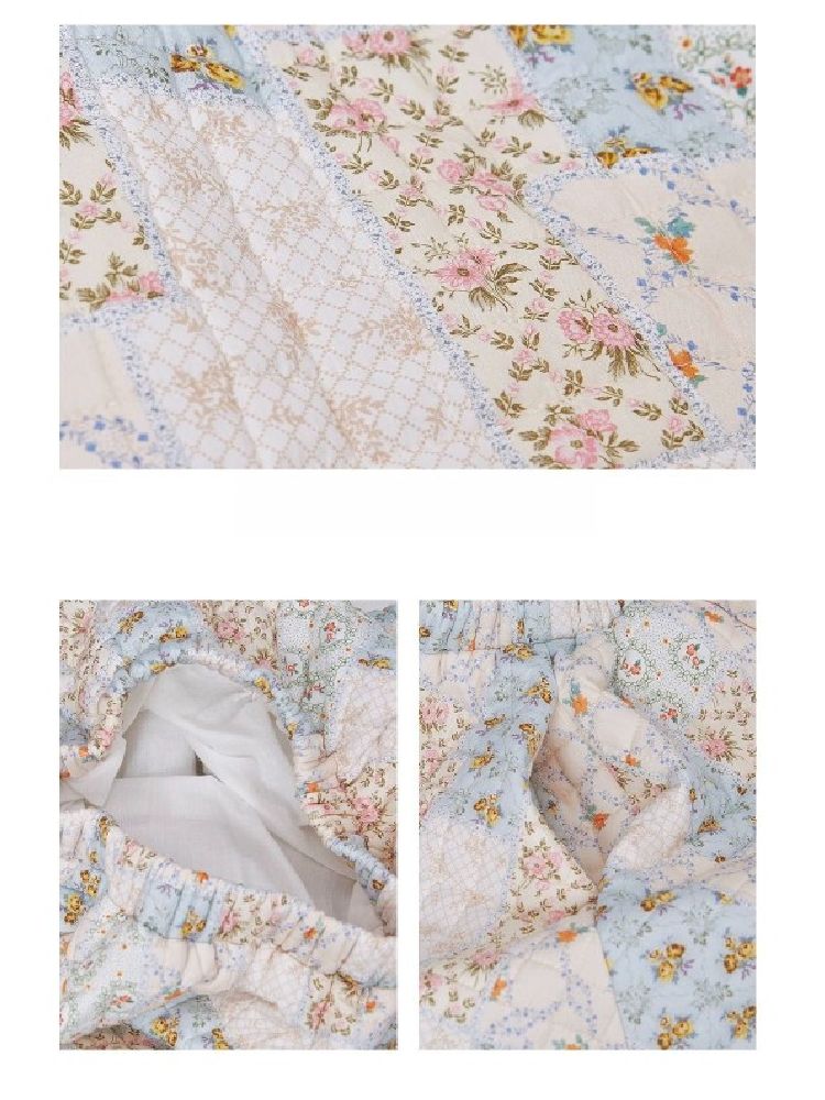 Retro cute sweet niche girls skirt