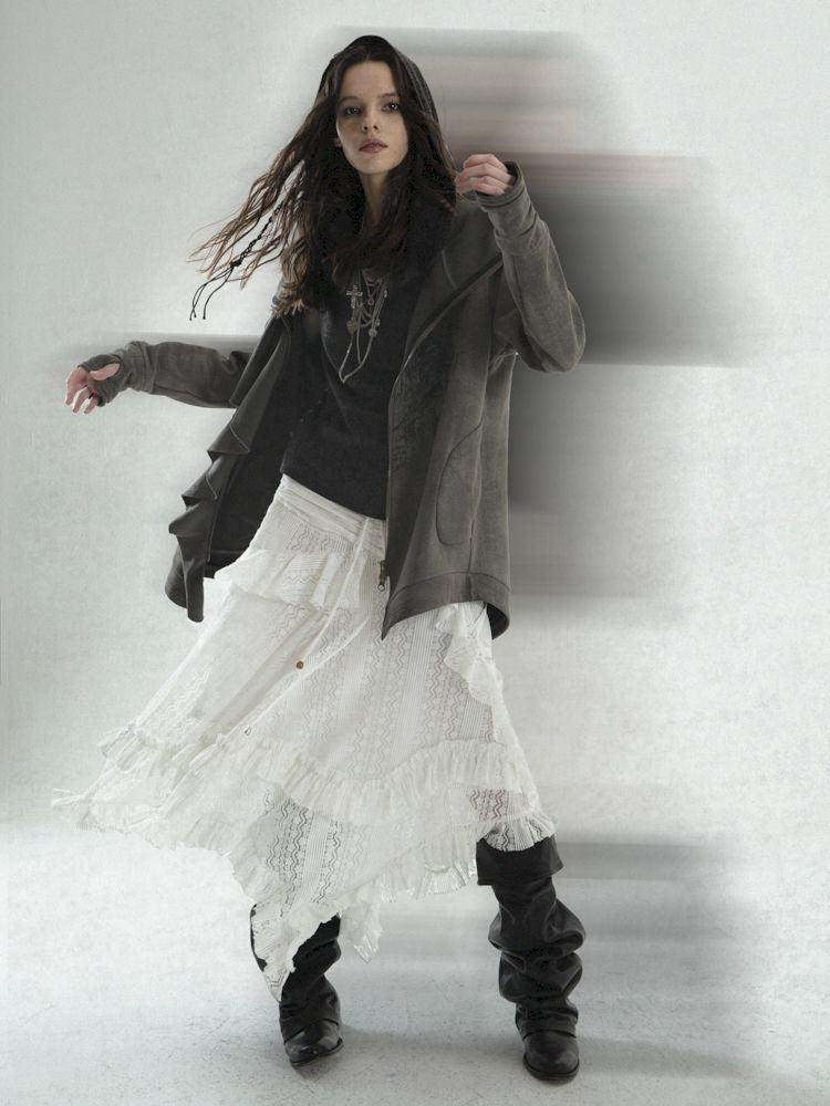 다층 로우 웨이스트 요정 반바지