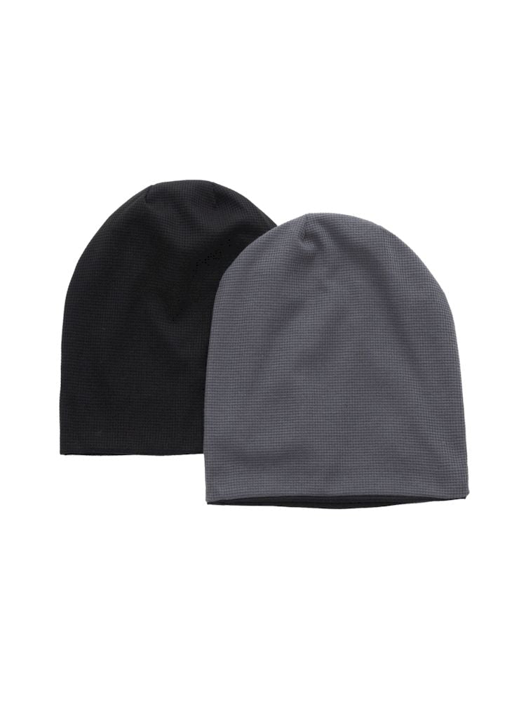 인쇄된 깃털 두 가지 색 니트 모자