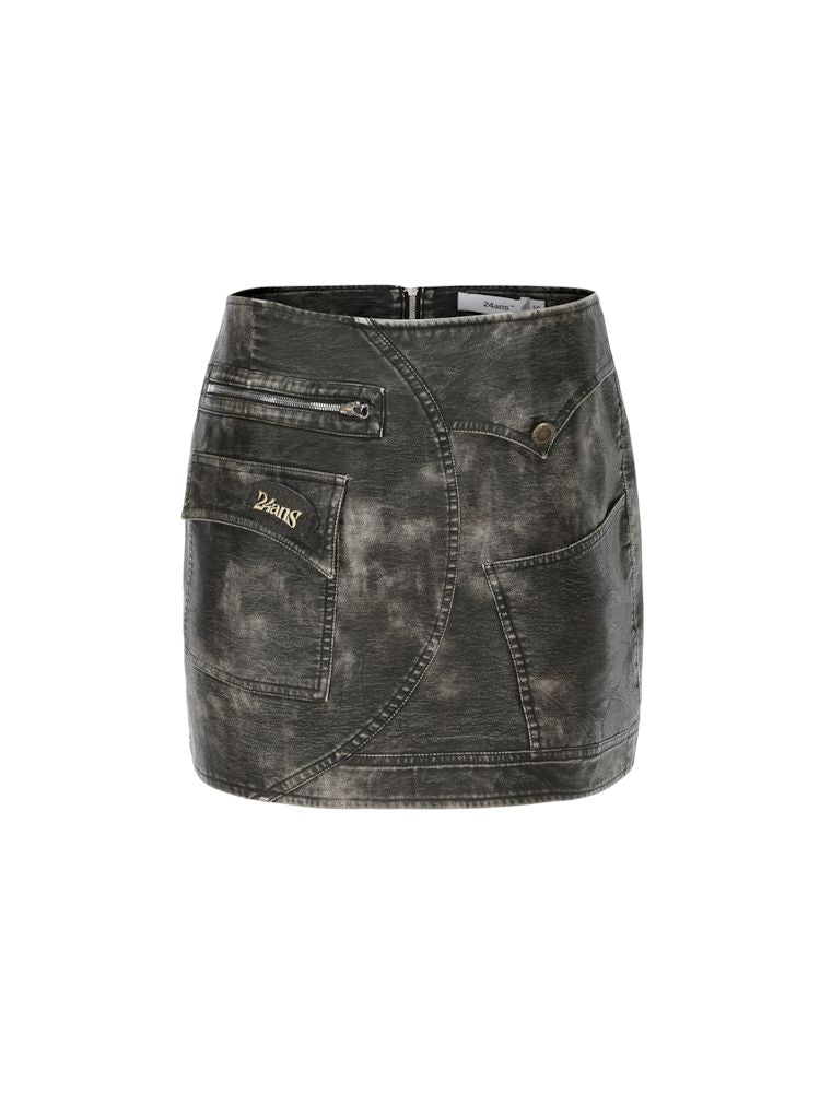 Helle Punk-Lederrock