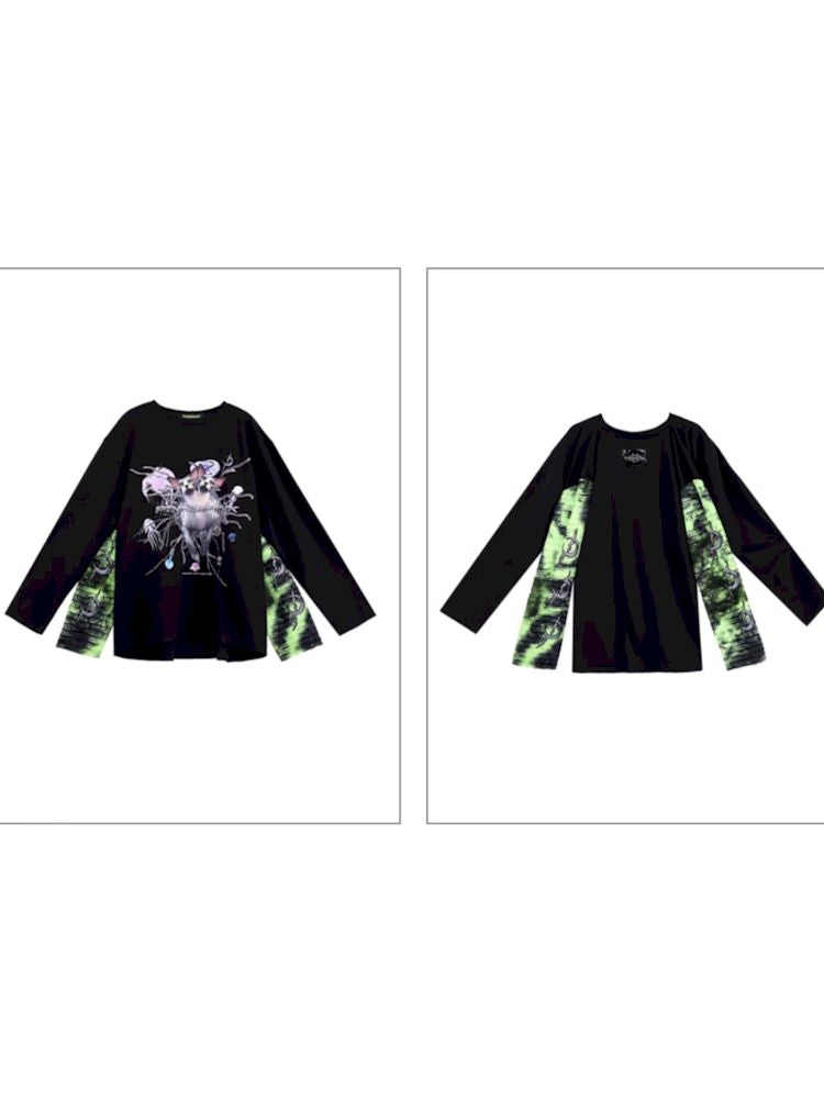 Sphinx Katze Vier Ärmel T-Shirt