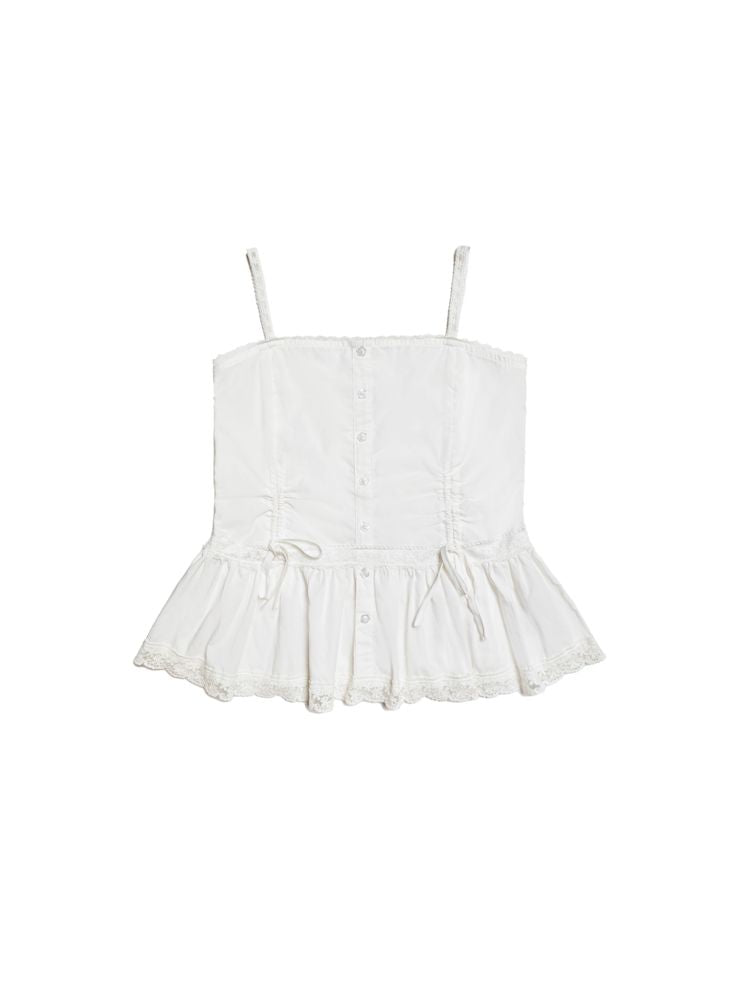 Bow Tie Design Sleeveless Cami Tank Top