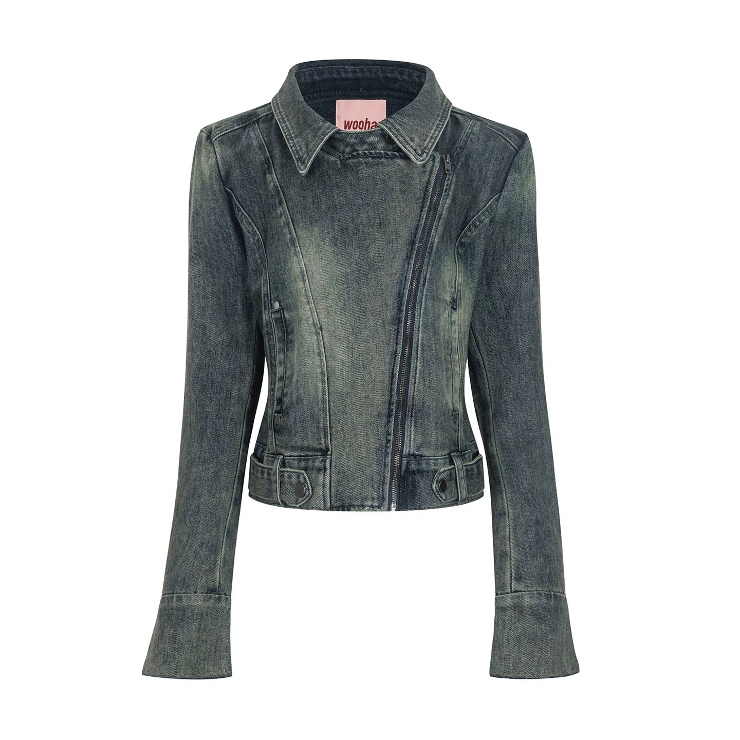 Vintage Süßes Denim-Jacke