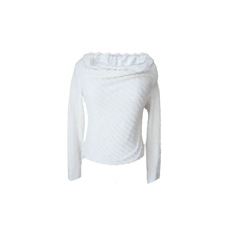 Modern White Artist Stripe Shirt