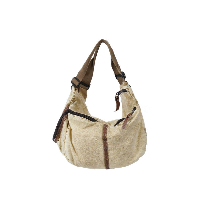 Vintage Denim Patchwork Bag