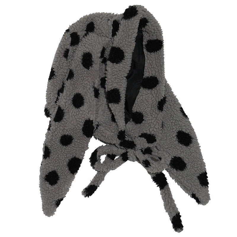 Happy Polka Dot Rabbit Ears Bow Hat