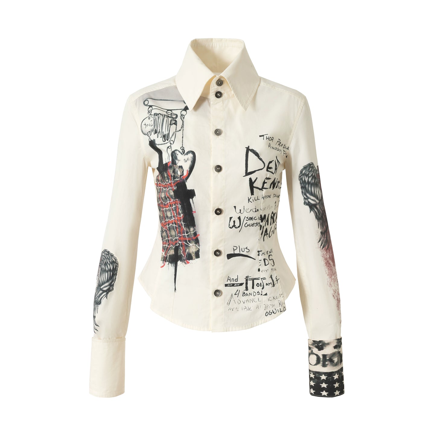 Vintage Rebel Slim Fit Long Sleeve Shirt