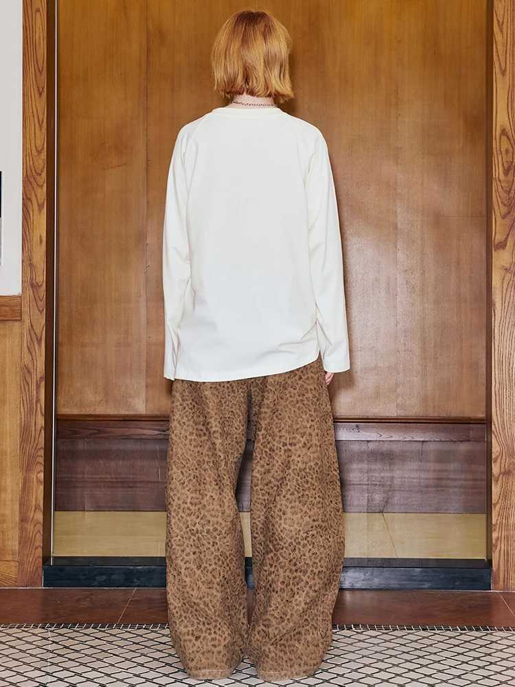 니트 루즈 롱 슬리브 티셔츠