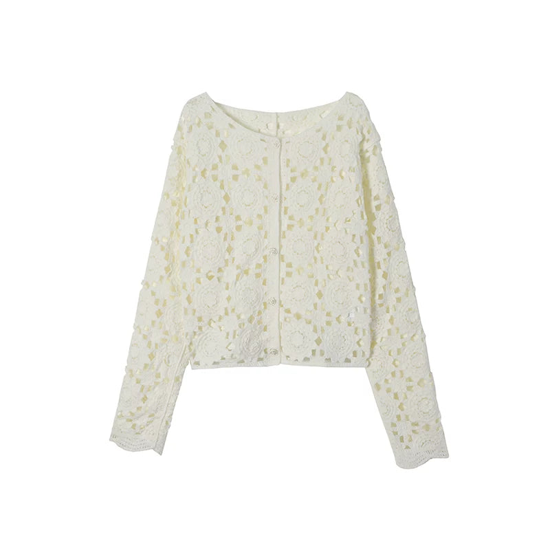 Floral Dream Häkeljacke