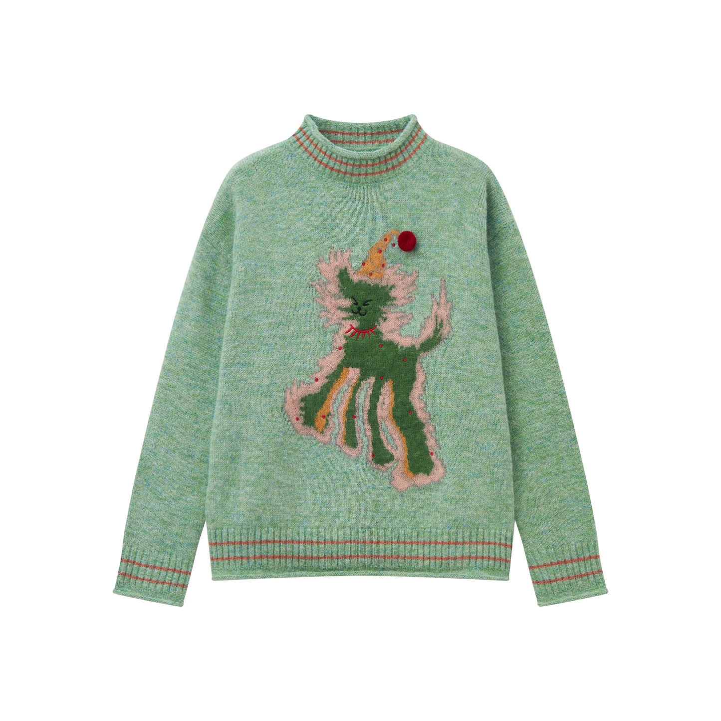 Lazy Mohair Knitted Pullover Top