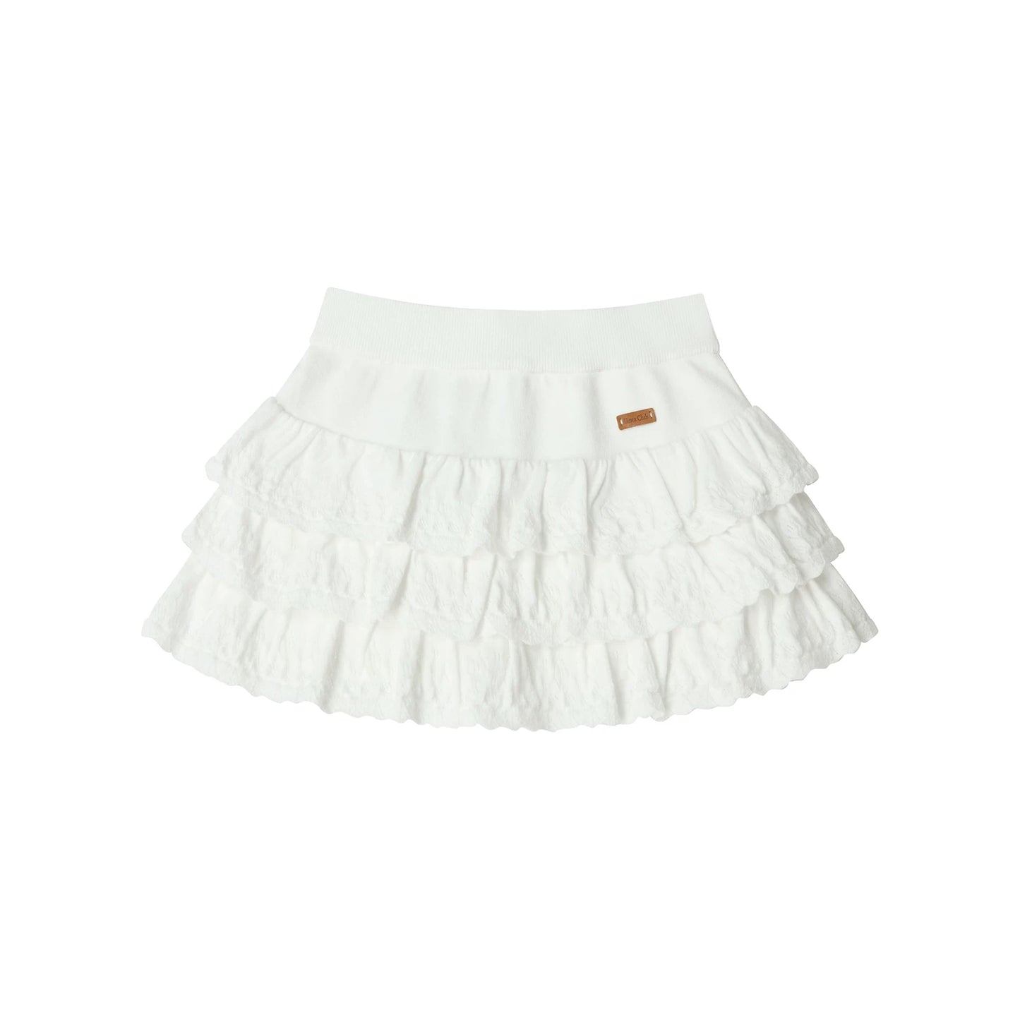 Retro Knitted Tiered Skirt
