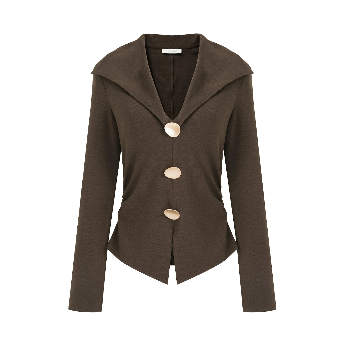 Waist Slimming V-Neck Knitted Sweater