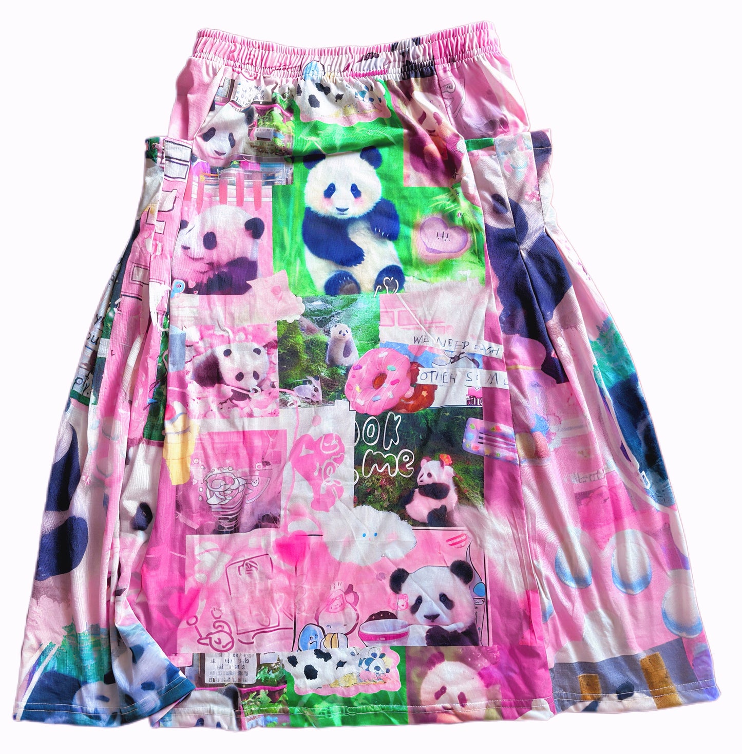 Panda Cartoon Long Skirt