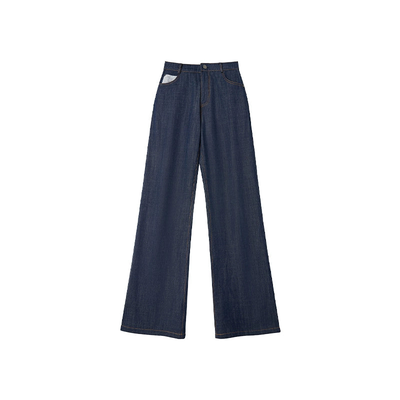 Washed Denim Pants Set-Up