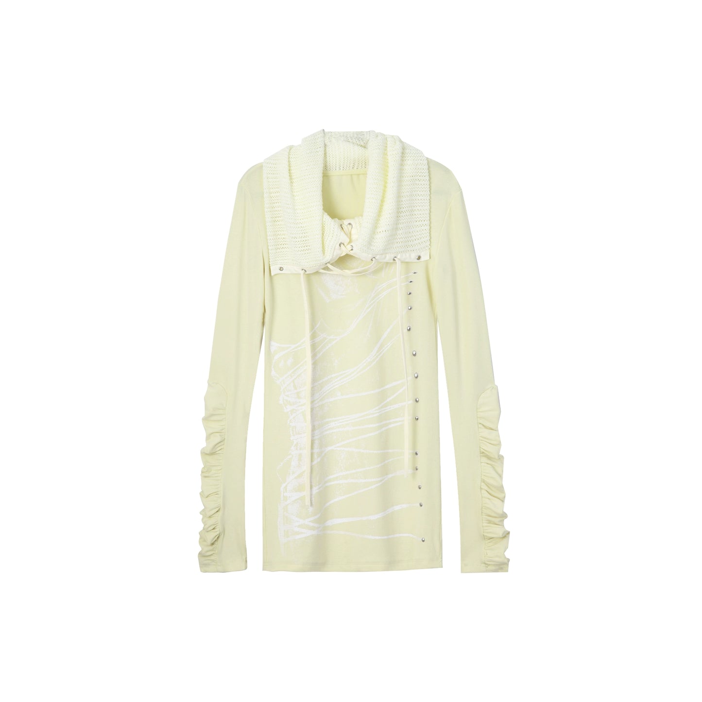 Stacked Collar Knit Top