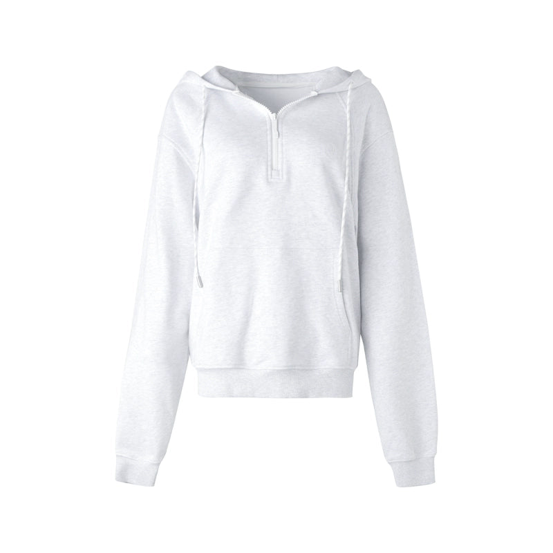 Grey Winter Pullover Sweatshirt Set-Up