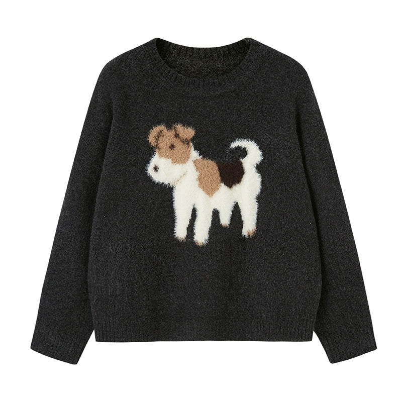 Plush Puppy Jacquard Puppy Top
