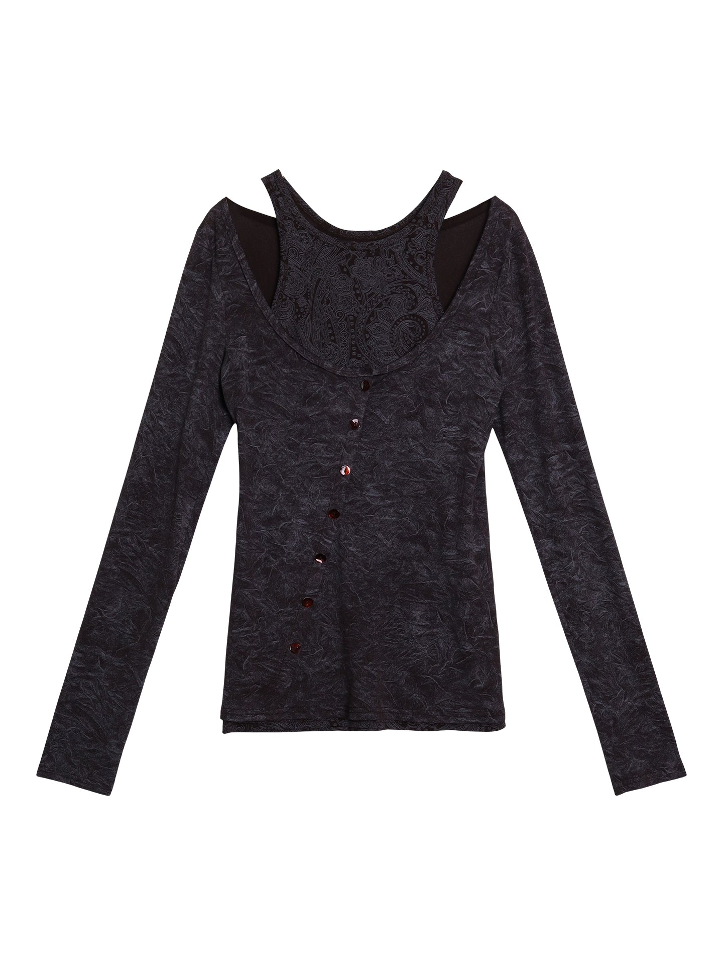 Vintage Acetate Knitted Top