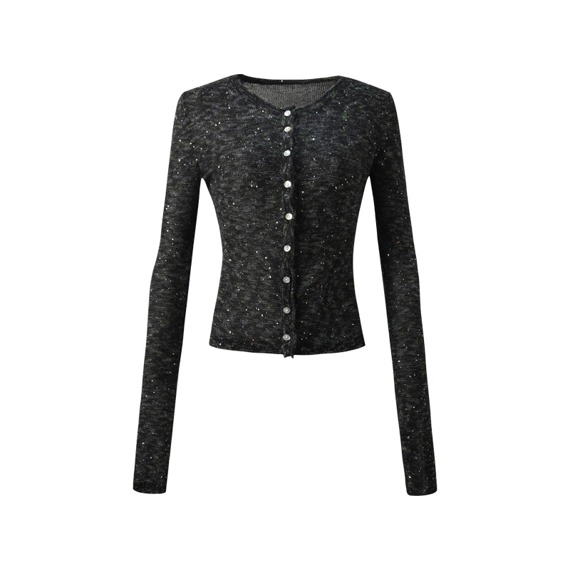 Glitter Sequins Knitted Top