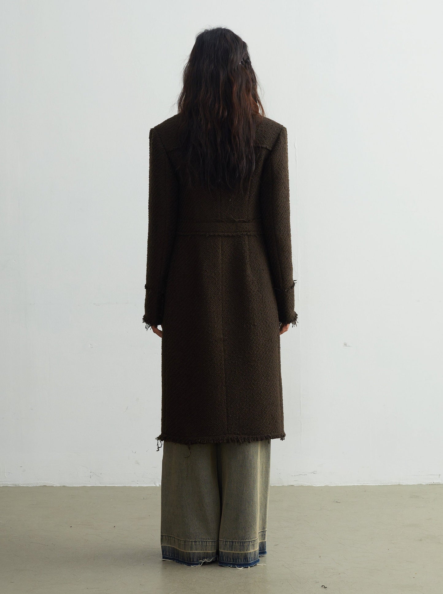 Duft mit rohen Kantenmantel