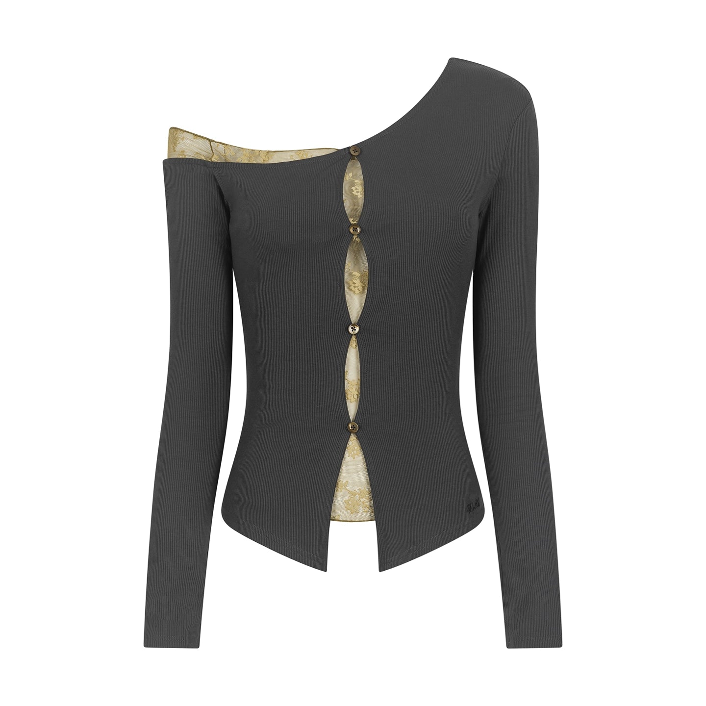 One-Sided Knitted T-Shirt