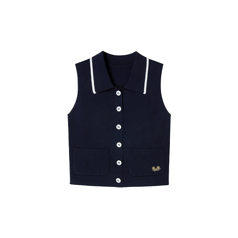 Color-Blocked Knit Tank Top