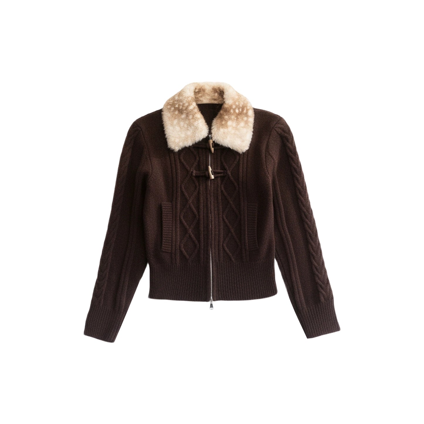 Little Deer Cable Knit Sweater