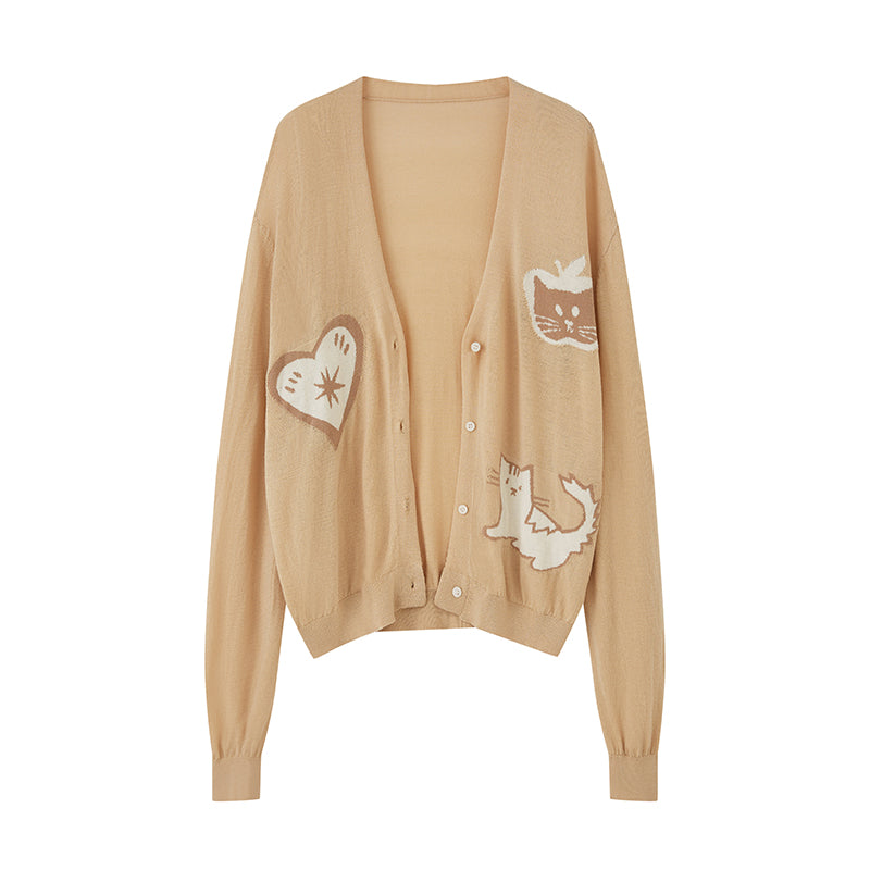 Apple Chic Knit Cardigan