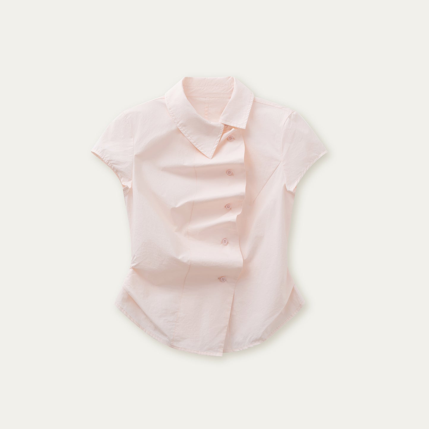 Pink Ruffle Lace Blouse